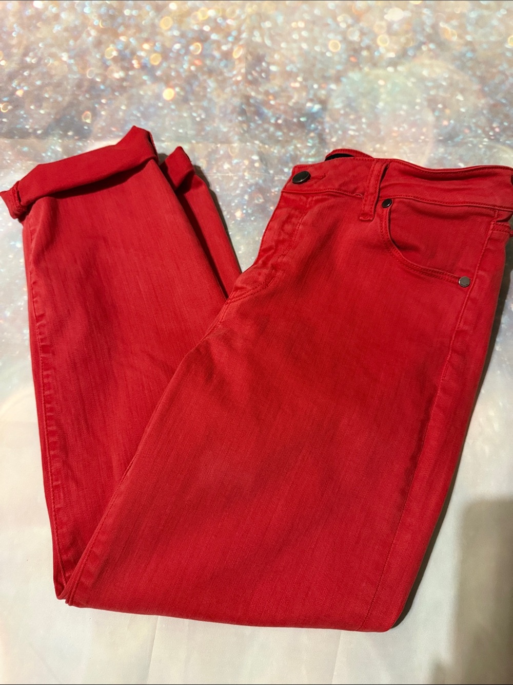 Liverpool Jeans Company Red Capris size 8/29